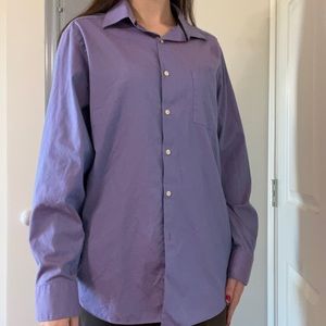 Arrow Iridescent Red/Blue/Purple Button-Up